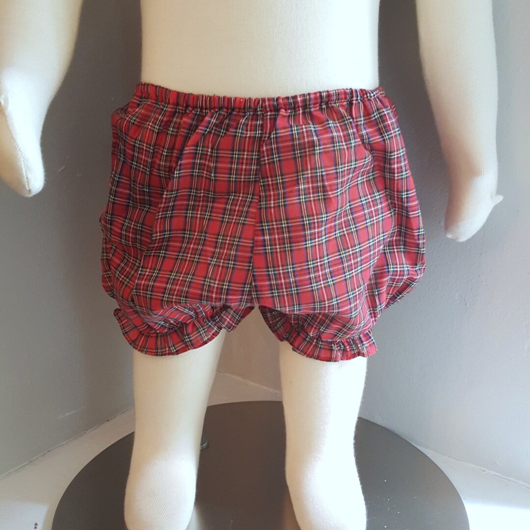 Vintage Red Tartan Plaid Bloomer Diaper Cover Multiple Sizes - Etsy