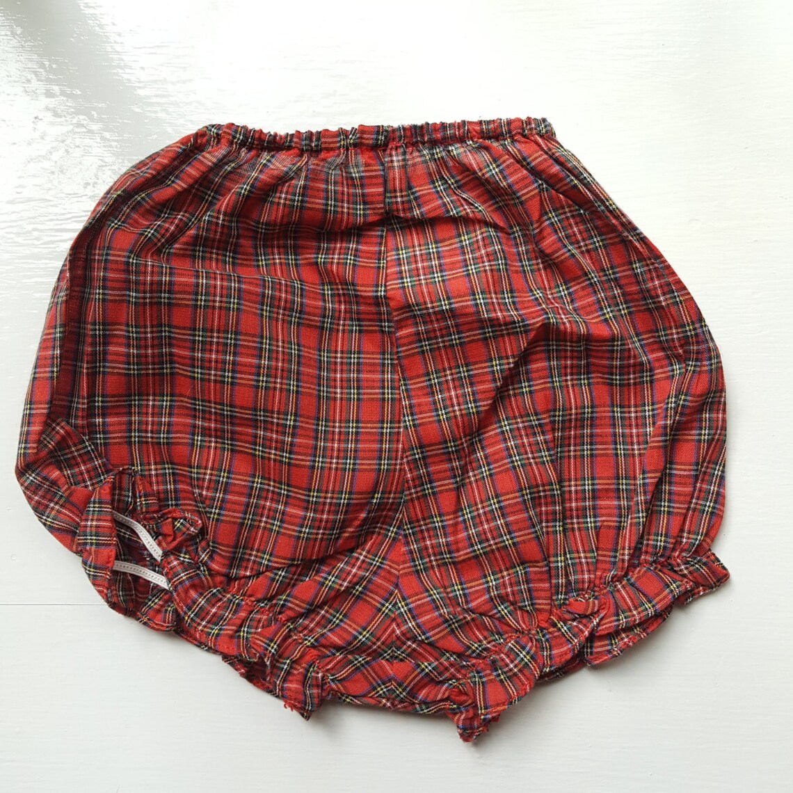 Vintage Red Tartan Plaid Bloomer Diaper Cover Multiple Sizes Etsy