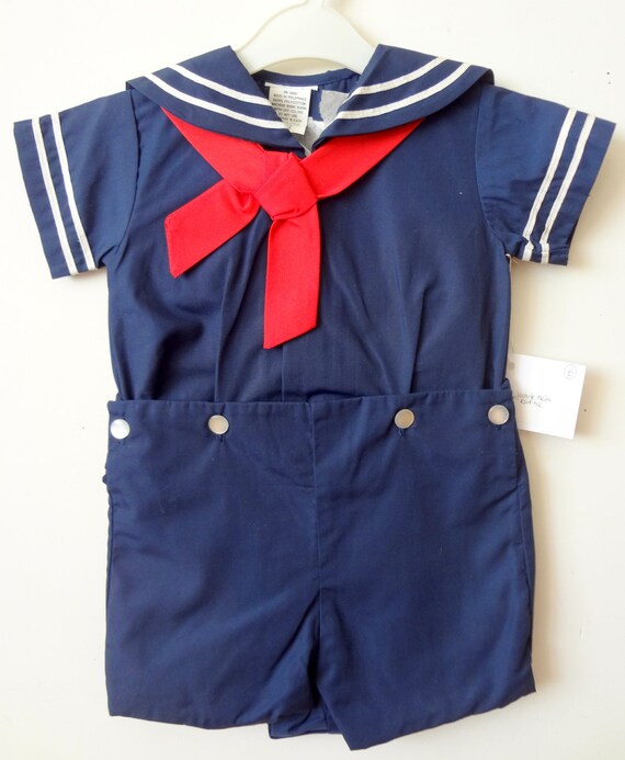 vintage childs sailor suit