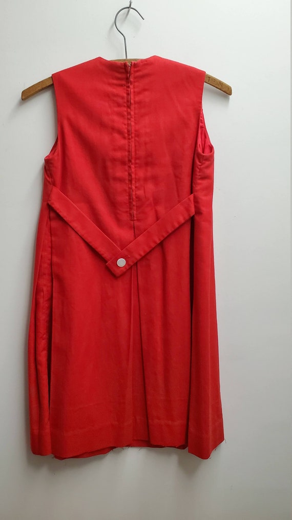 Vintage Florence Eiseman Red Smocked Dress: Girls Sleeveless Party Dress,  Size 8 - Etsy Denmark