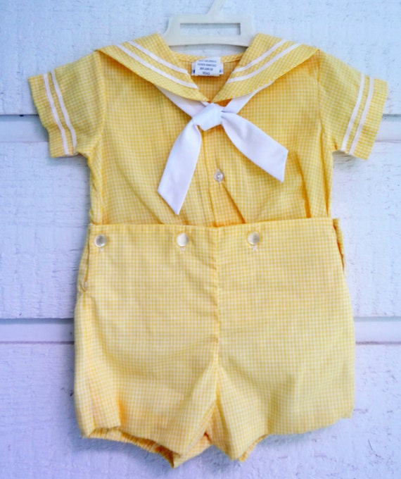 vintage childs sailor suit