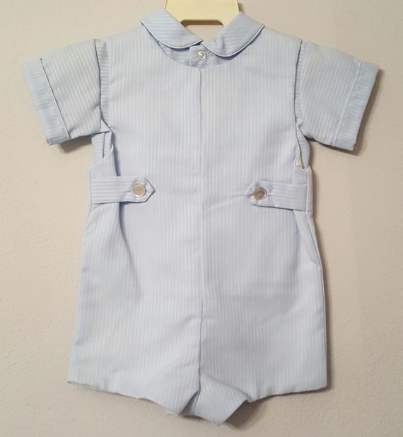 Vintage Jayne Copeland Boys Baby Blue Jon Jon Rom… - image 4