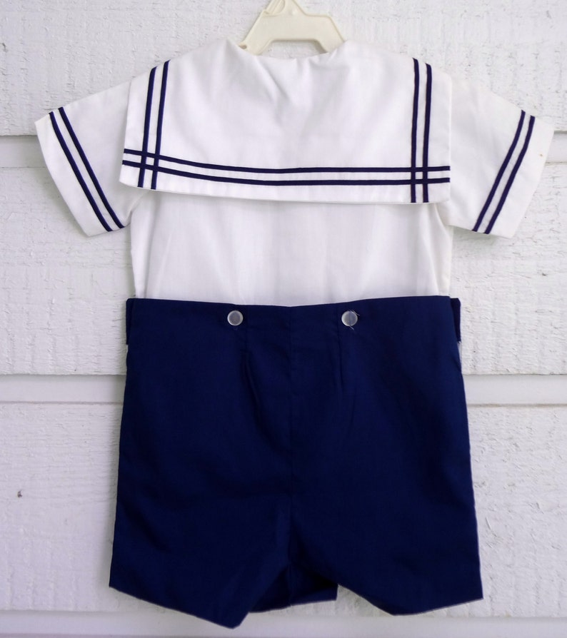 2 Piece Boys Sailor Top & Shorts main image 1