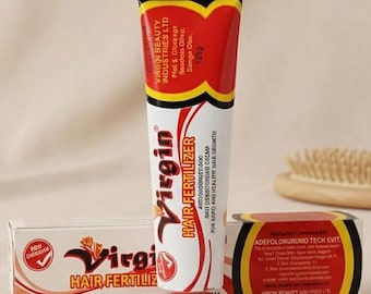 Virgin Hair Fertilizer Cream | Scalp Treatment for Hair Growth & Dandruff Relief (125g)