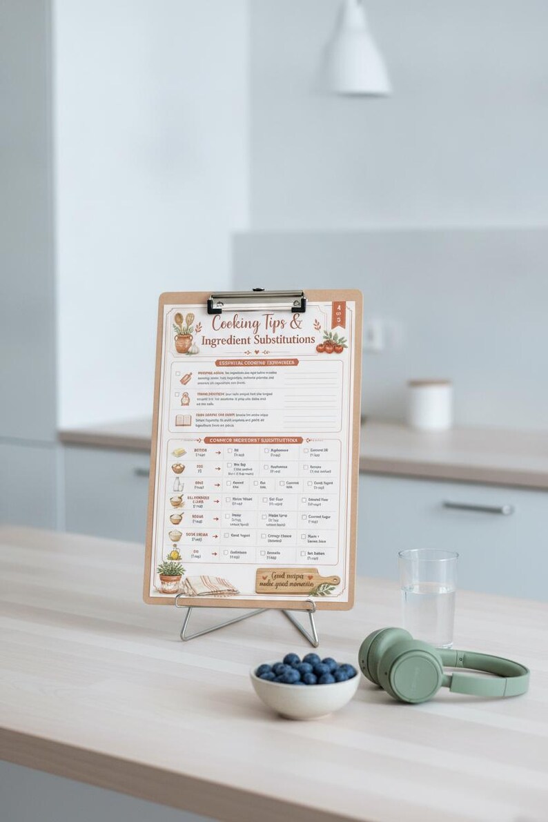 Kitchen Recipe Layout Recipe Collection Worksheet Printable, Family Cooking Planner, Meal ...