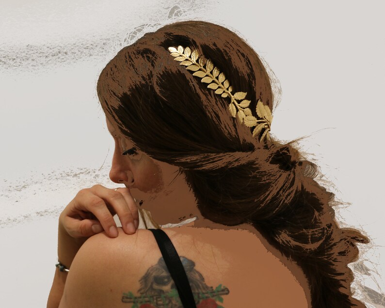 Greek Goddess Tiara Roman Princess Crown Headpiece. Bridal Etsy