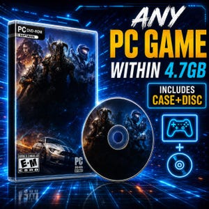 Elke pc-game tot 4,7 GB