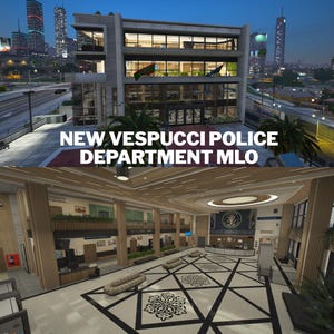 FiveM Vespucci Polizeirevier Mlo | Polizeistation Mlo | Polizeihauptquartier | Strafverfolgung FiveM RP | Polizei Mlo