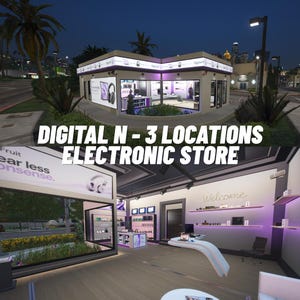 Tienda de electrónica FiveM MLO / Tienda de tecnología MLO / 3 ubicaciones / Rockford Sandy Shores Paleto Bay