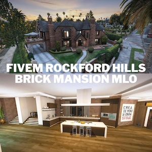 Mansión de ladrillo en Rockford Hills de FiveM MLO: Nuevo interior, modificaciones de FiveM