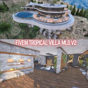 Fivem Tropical Villa Mlo V2: New Interior