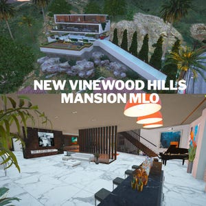 FiveM Vinewood Hills Villa MLO | Luxushaus MLO | Moderne Villa | Villa mit Pool | Luxusimmobilie | FiveM RP
