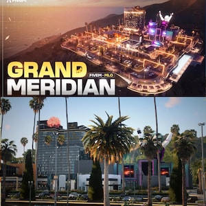 Grand Meridian MLO / FiveM Luxury Commercial MLO / Distrito de compras y vida nocturna / Restaurante en la azotea / FiveM RP