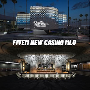 Fivem New Casino Mlo, New Custom Interior, Fivem mlo, ESX QBCore Qbox Standalone