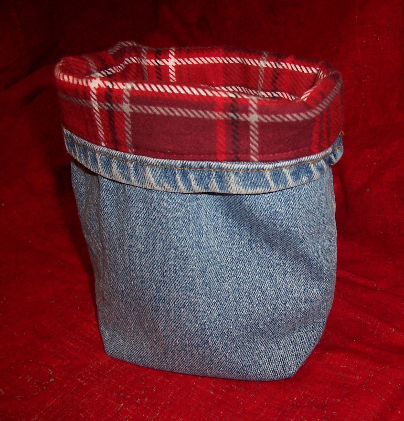 Cesta de almacenamiento de tela | Etsy