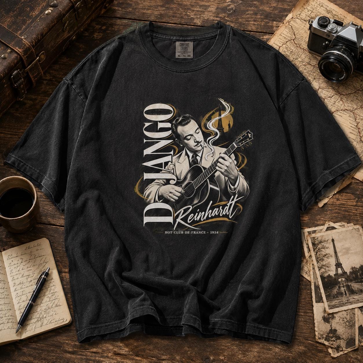 Django Reinhardt T Shirt - Etsy