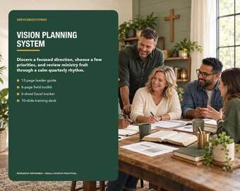 Church Vision and Strategic Planning Kit | 90-Day Ministry System