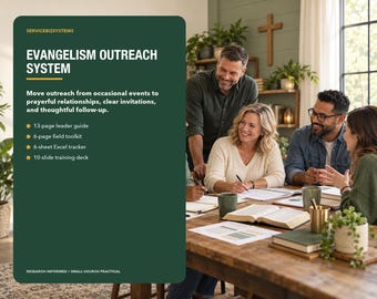 Church Outreach Planning Kit | Evangelism Training and Follow-Up