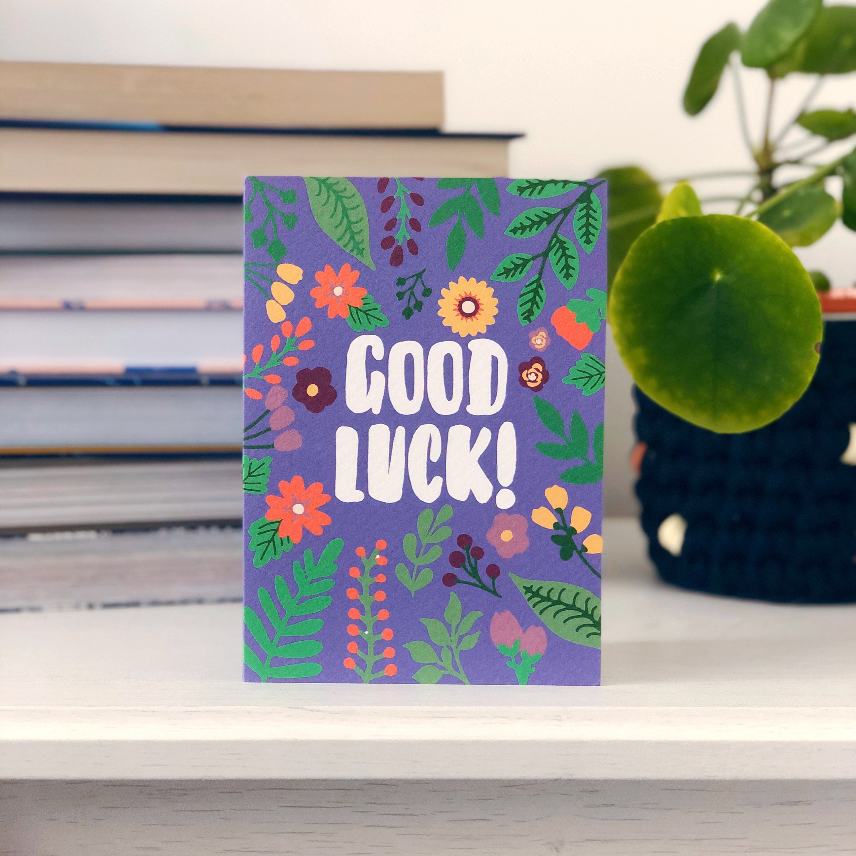 Good Luck Card - Etsy UK