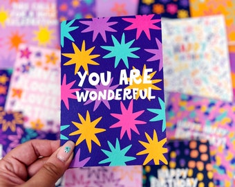 Friendship 'You Are Wonderful' Celebration Card