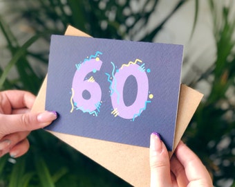60th Birthday Card Printable 60th Birthday Card 60th - Etsy