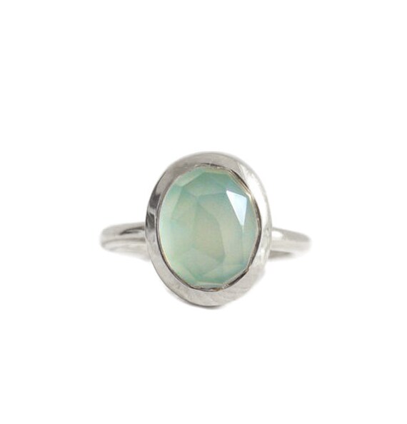 bague argent et calcedoine bague argent et calcedoine