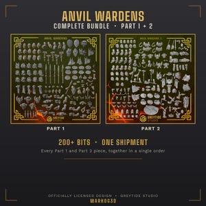 Anvil Wardens KOMPLETT Paket (Del 1 + 2) - GreyTide Studios