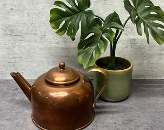 Small Copper Kettle Teapot