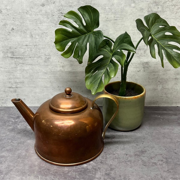 Small Copper Kettle Teapot