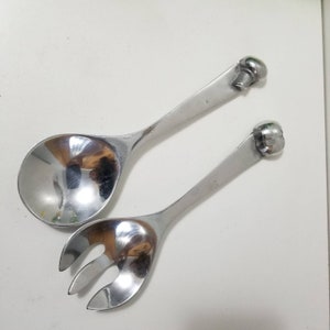 Mariposa Mushroom & Tomato Salad Server Set