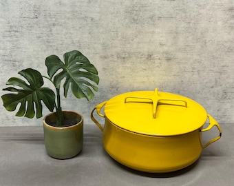 Yellow 3 Quart Dansk Kobenstyle Dutch Oven Pot & Lid - Denmark