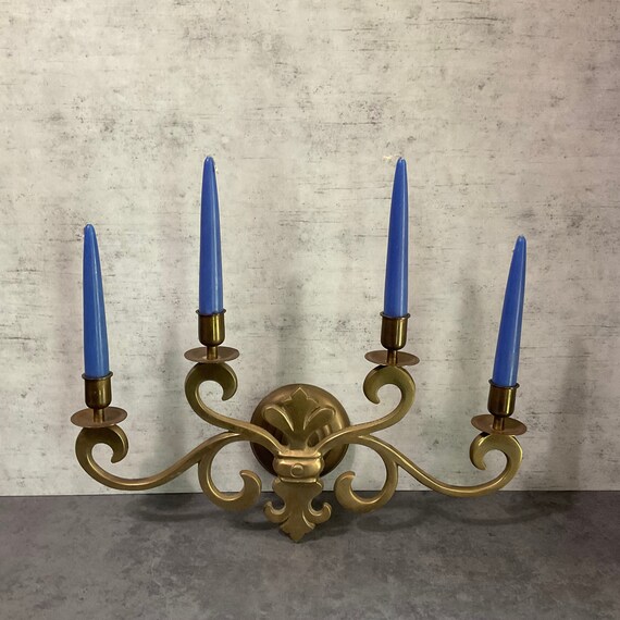 Wall mounted candelabra deals