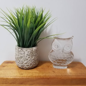 Glass Owl Paperweight