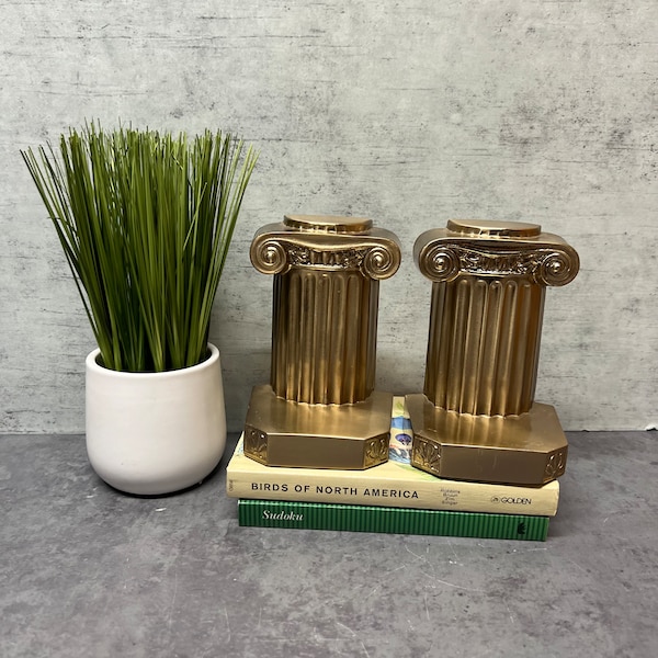 Metal Column Bookends