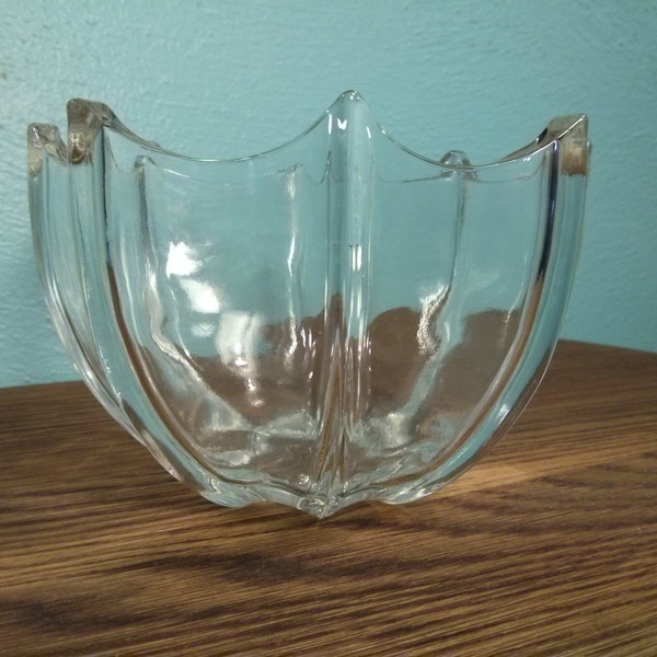 Clear Glass Umbrella Bowl - Candy Dish