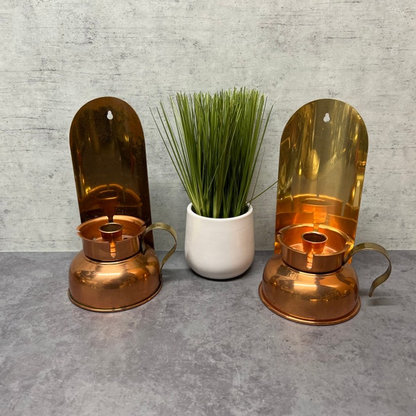 Copper Candlesticks Etsy