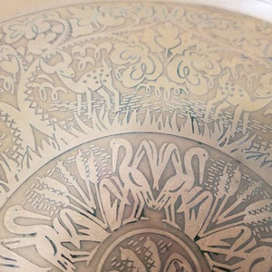 Michael d Etchings Birds & Deer Copper Tray image 6