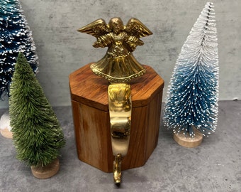 Brass Angel Stocking Holder