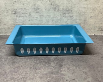 Catherineholm Turquoise Blue Enamel Baking Pan - 14" x 9" x 2.5"