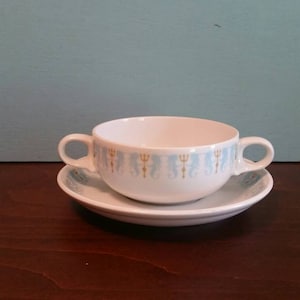 Bauscher Weiden Mermaid Soup Cup & Saucer