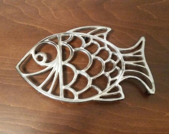 Leonard Silver Plated Fish Trivet