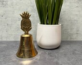 Brass Pineapple Bell - 5 quot