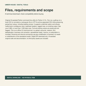 Offline CSV Cleaner Python CLI Preserve Text Values No Upload image 2