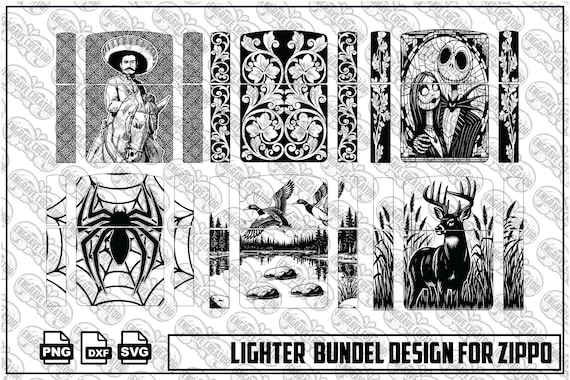Lighter Engraving Bundle | Duck Deer Hunter , Laser  Engraving Files, Digital Downlod,svg dxf png ai8