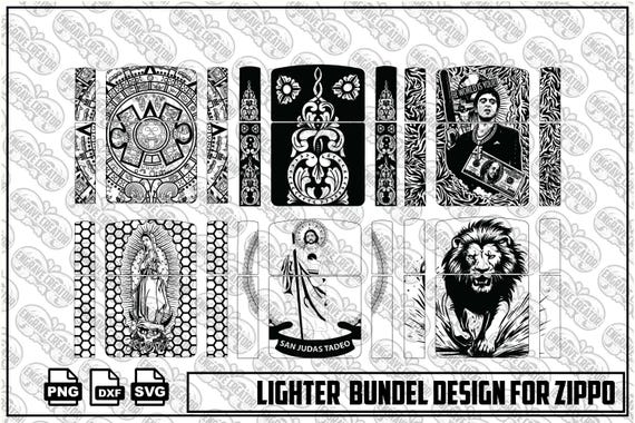 Lighter Design Bundle | Laser  Engraving Files, Digital Downlod,svg dxf png ai8