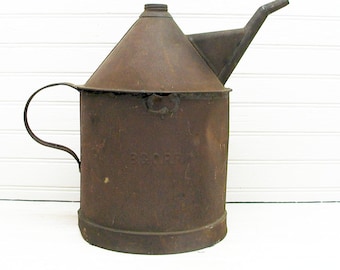 Vintage Gas Oil Can - Railroad Advertising - B&O Railroad - Baltimore and Ohio - Vintage Railroad Items - Prop - Collectible