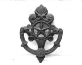 Garden Gifts - Cottage Door Knocker - Potting Shed Decor - Cast Iron Garden Art - Unique Gift - Garden and Deck Decor