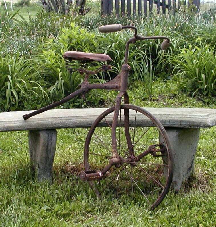 Vintage Tricycle Garden Art Restore Antique Trike Etsy
