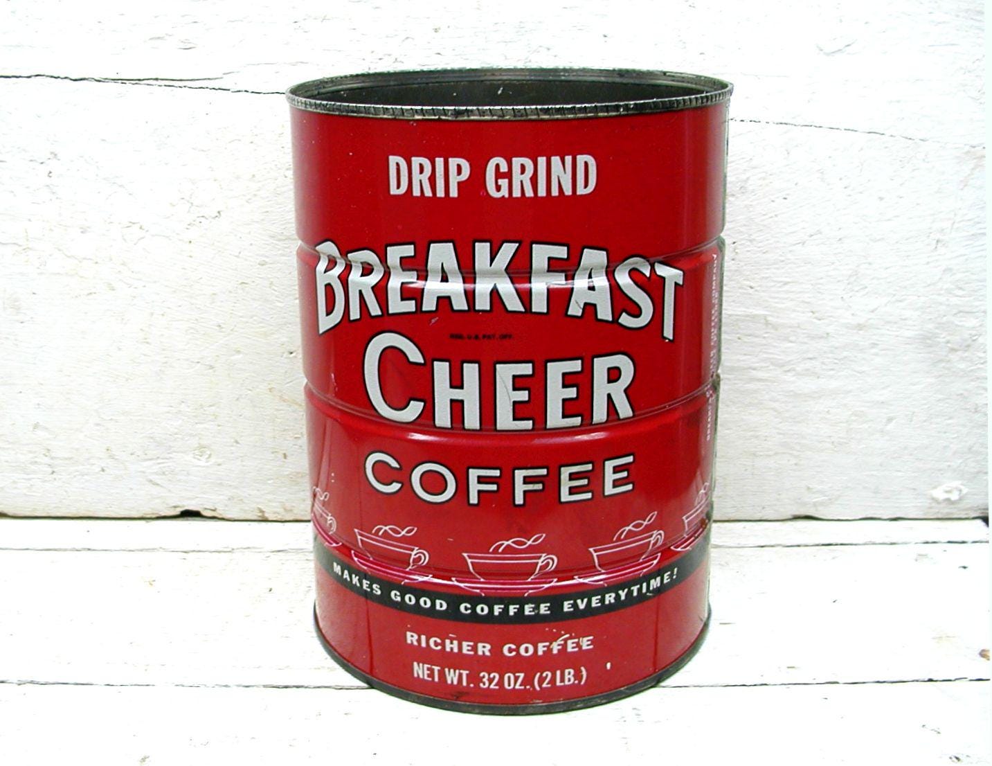 Breakfast Cheer Coffee Tin - Etsy