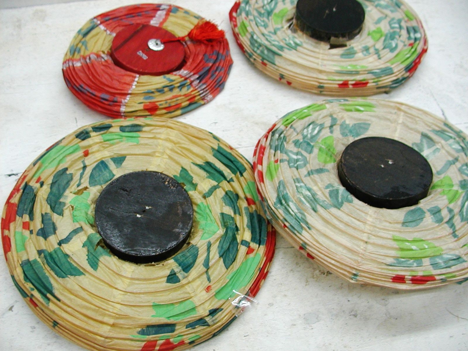 Vintage Japanese Paper Lanterns Original Mid Century Candle Etsy